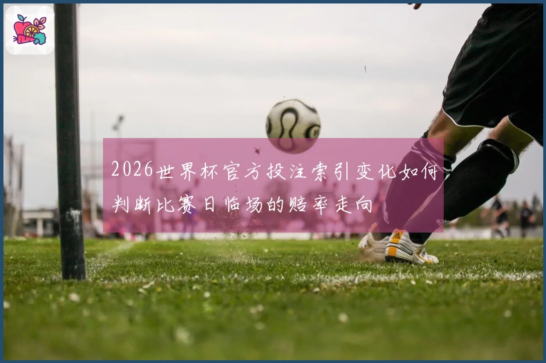 2026世界杯官方投注索引变化如何判断比赛日临场的赔率走向